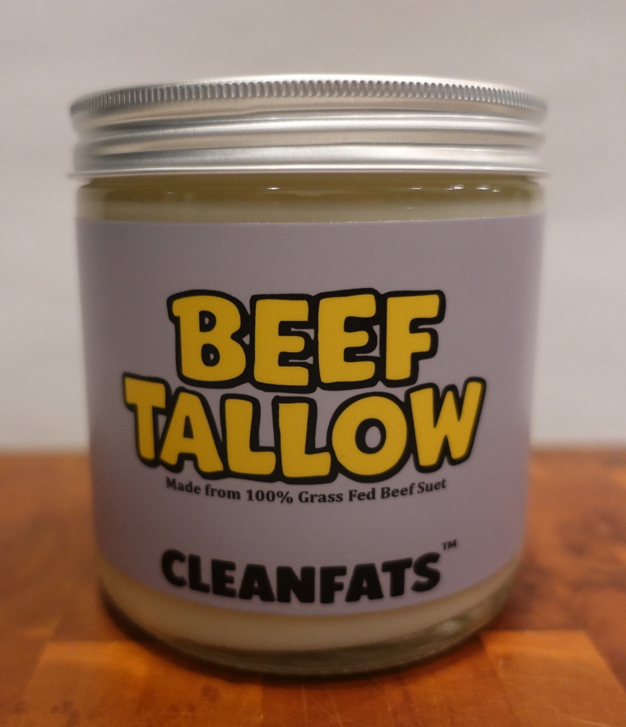 16oz Jar of Beef Tallow