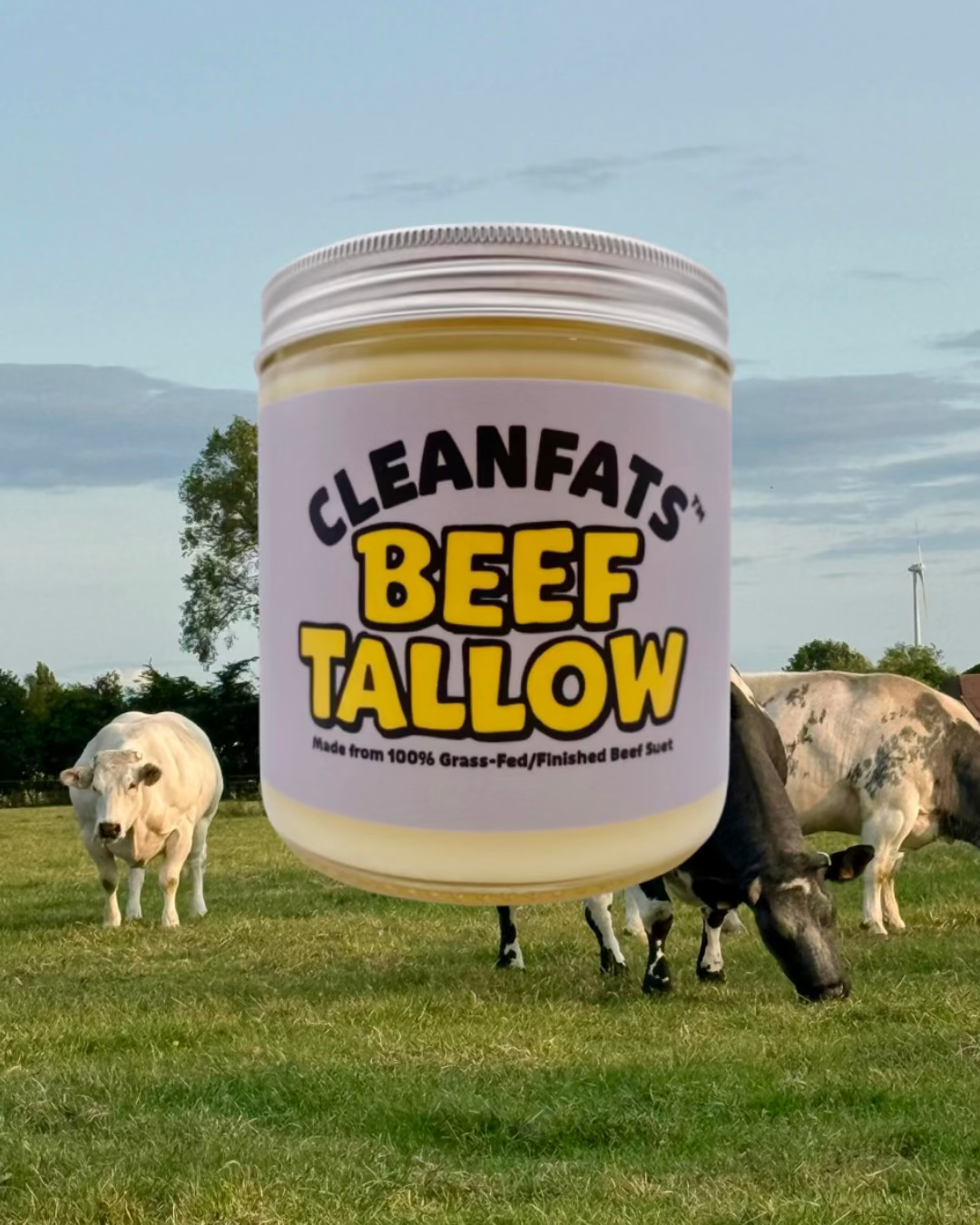 Grass-Fed Beef Tallow (16oz)